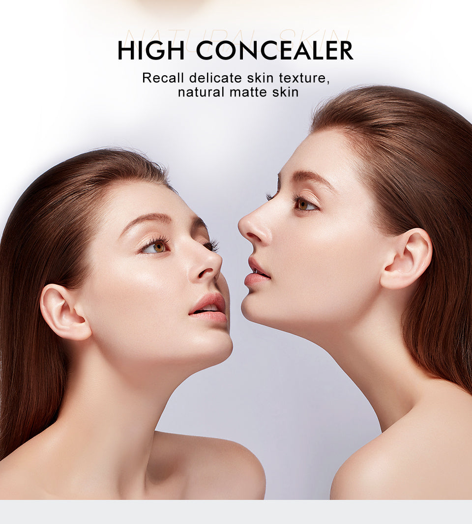 O.TWO.O High Concealer Moisturize Liquid Foundation with 4 colors