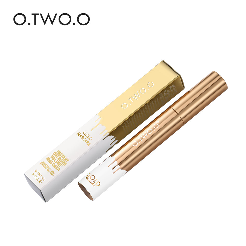 O.TWO.O Waterproof Microfiber Mascara Black Long Lasting Extension & Curling Lash Mascara