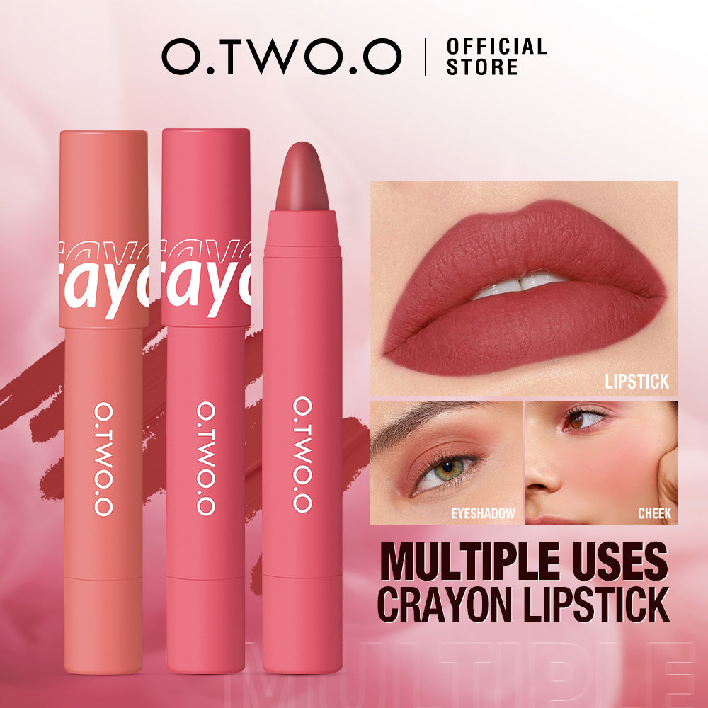 O.TWO.O New Arrival 6 Color Lipstick Pen Matt Finish  Lip Liner Pencil