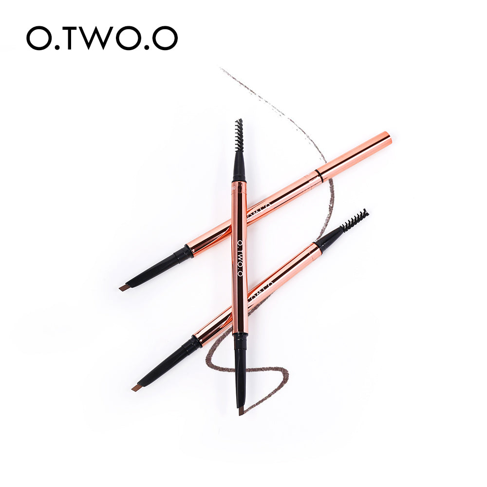 O.TWO.O High Quality Waterproof Precise Brow Definer 6 Colors Fine Triangle Eyebrow Pencil