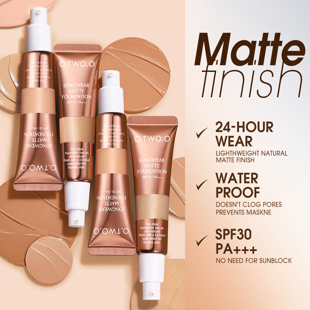 O.TWO.O High Coverage Matte Finish Liquid Foundation