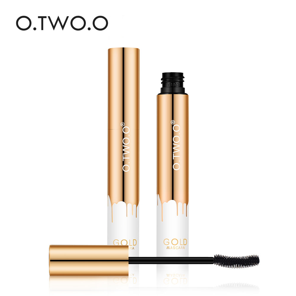 O.TWO.O Waterproof Microfiber Mascara Black Long Lasting Extension & Curling Lash Mascara