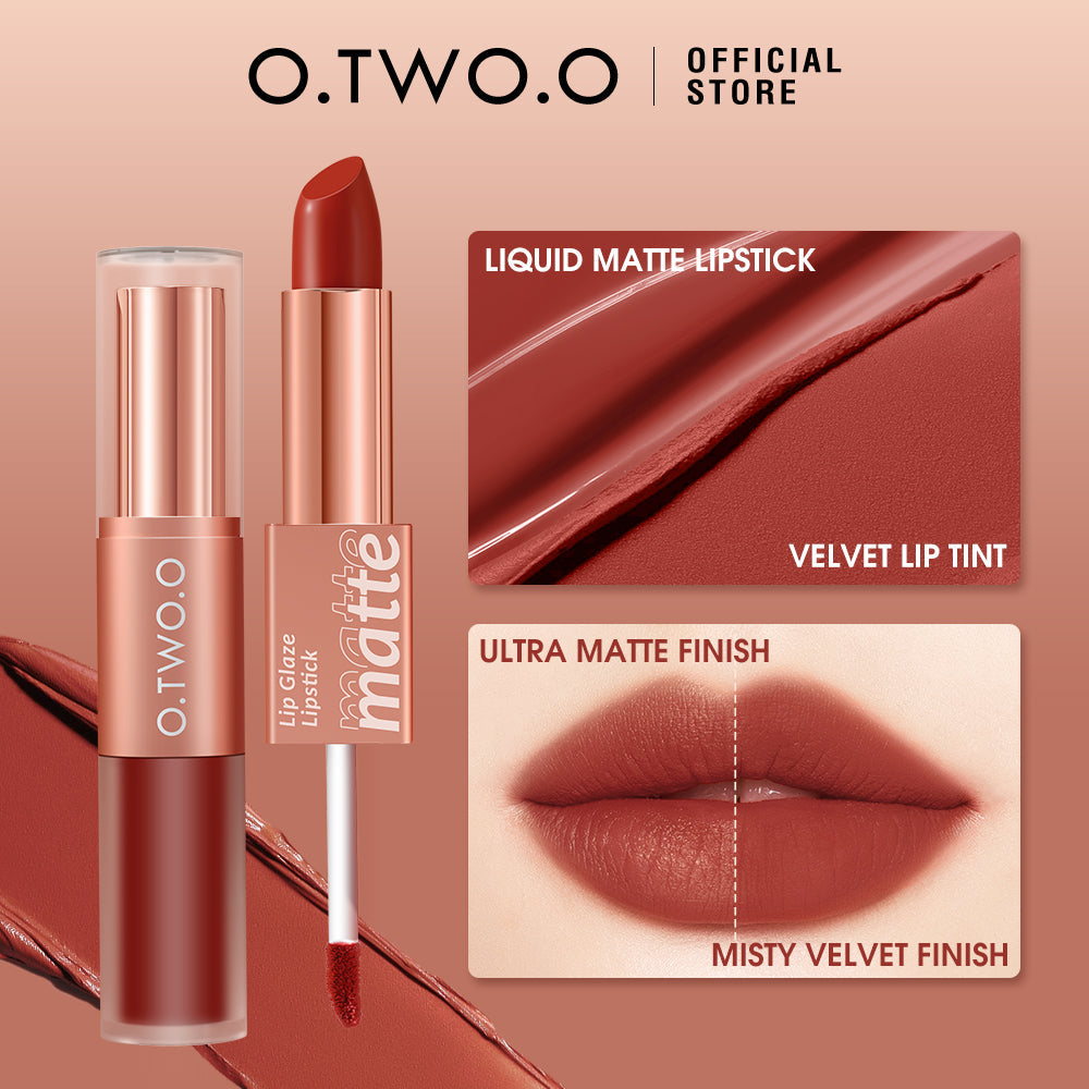 O.TWO.O  2 in 1 Lipstick Double Head Lipstick and Lip Mud