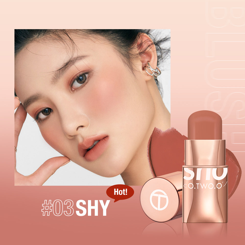 O.TWO.O 8 Colors High Pigment Blush Stick