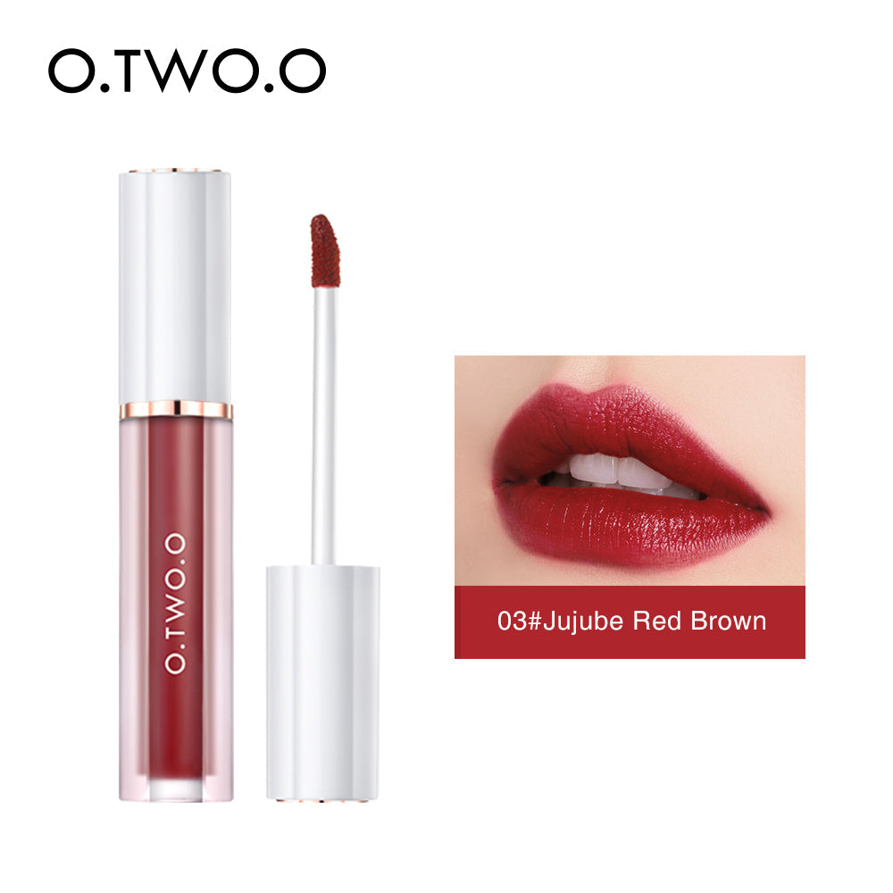 O.TWO.O Matte & Moisturize Air Misty Mousse Lip Gloss with 8 colors
