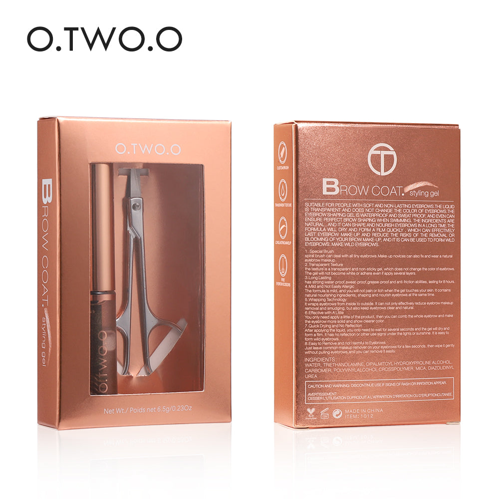 O.TWO.O Waterproof Long Lasting Eyebrow Styling Gel Eyebrow Liquid Gel Non Sticky