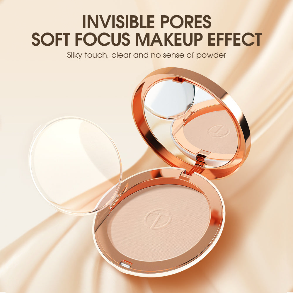 O.TWO.O New Arrival Matte and Silky White Case Pressed Setting Powder