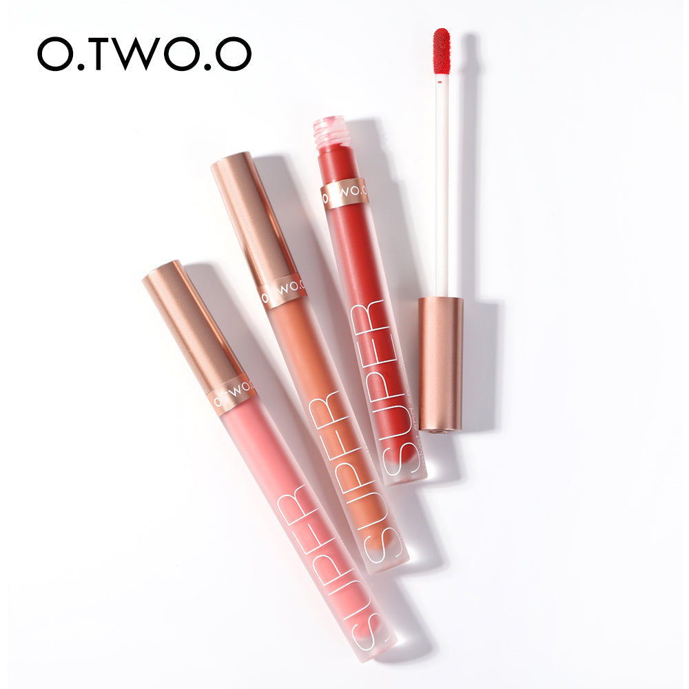12 Colors Matte Waterproof Long Lasting Nude Liquid Lipstick Velvet Texture Lipgloss