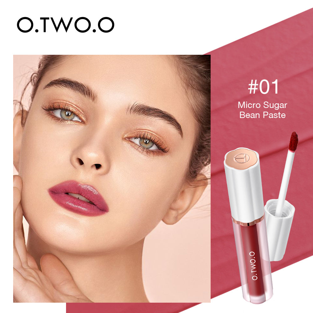 O.TWO.O Matte & Moisturize Air Misty Mousse Lip Gloss with 8 colors