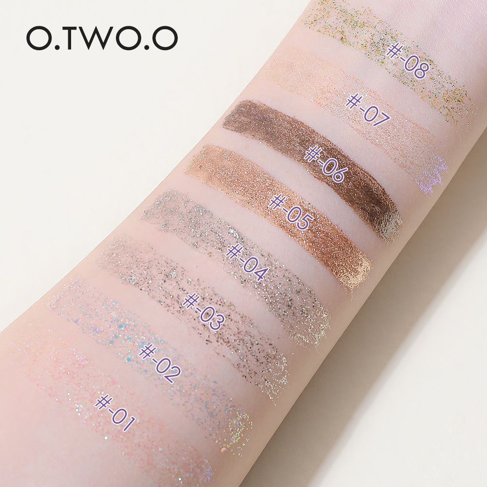 O.TWO.O New Arrival Hotest Liquid Eye Shadow with 8 Colors