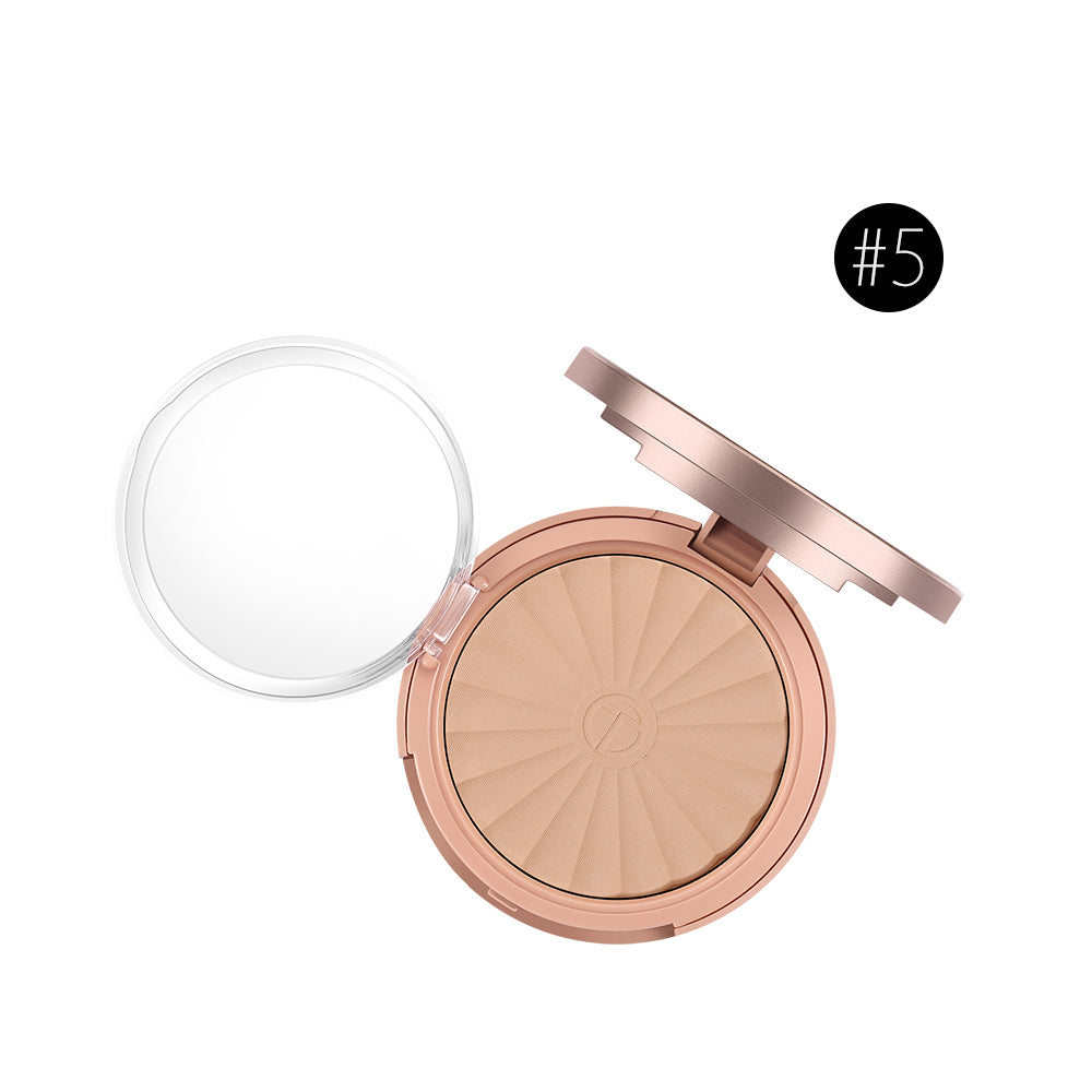 O.TWO.O Face Makeup Natural Look Perfect Light Pressed Powder Matte Long lasting Powder