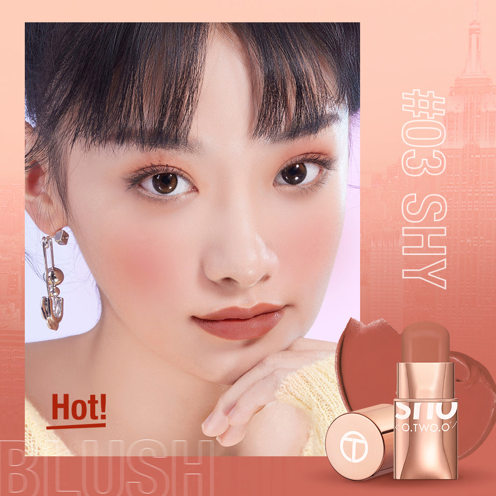 O.TWO.O 8 Colors High Pigment Blush Stick