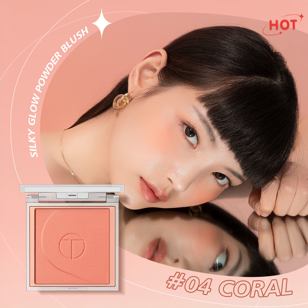 O.TWO.O High Pigment 6 Color Blush Pallete Powder