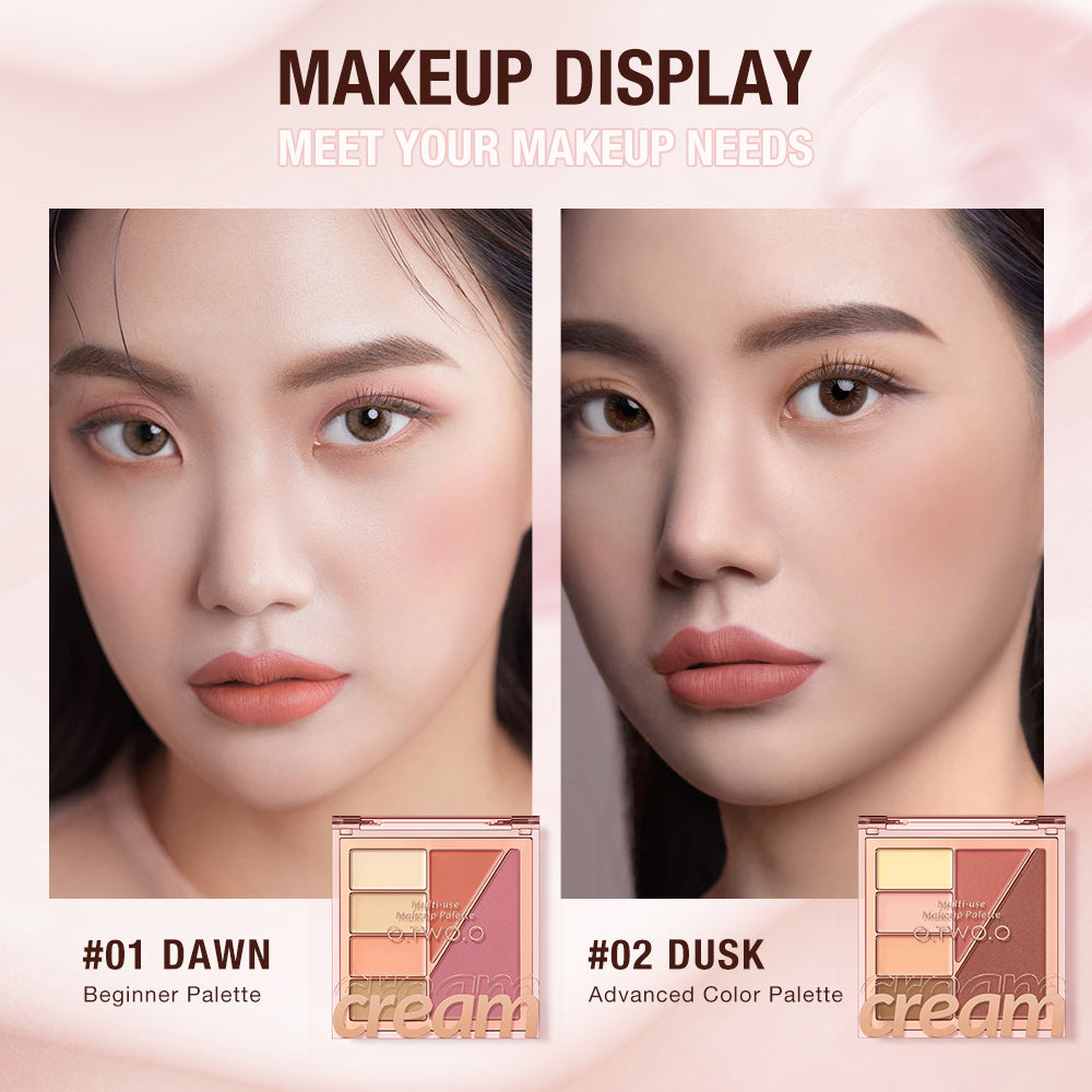 O.TWO.O New Makeup Pallete Of Concealer Contour Blush Cream