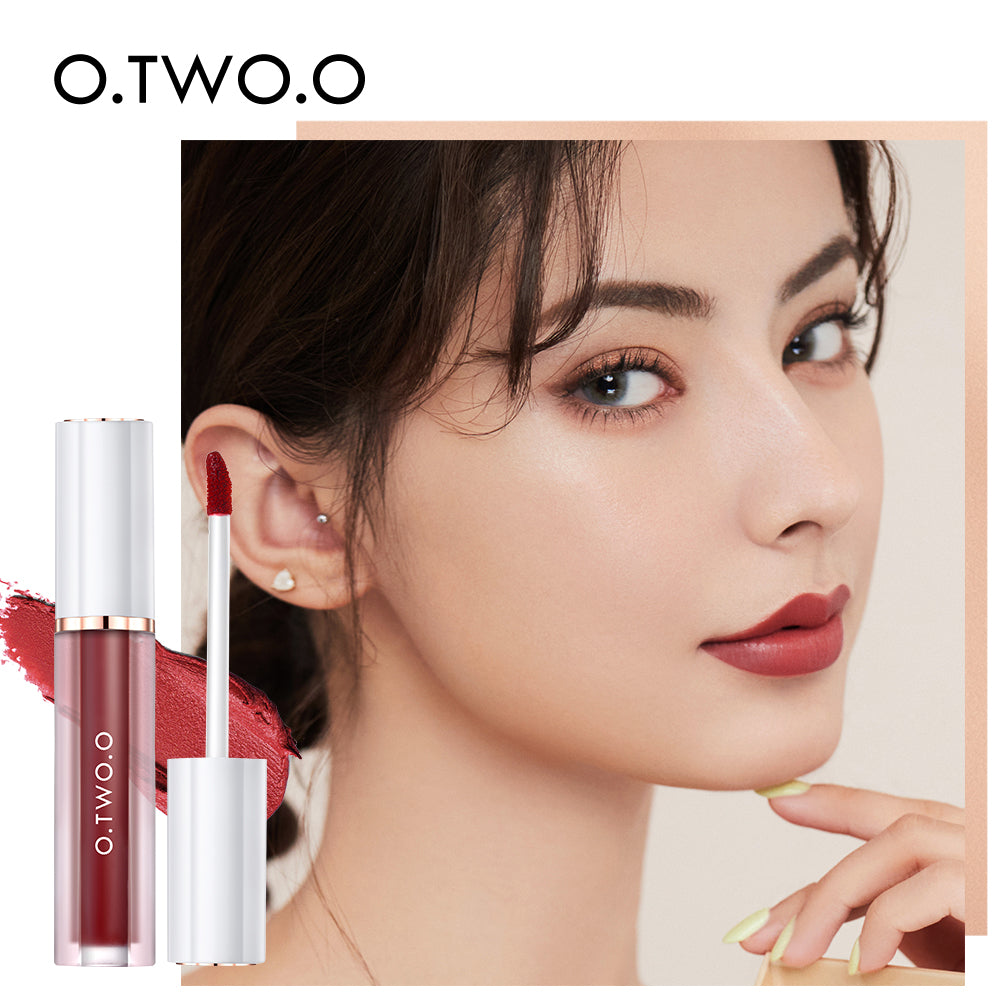 O.TWO.O Matte & Moisturize Air Misty Mousse Lip Gloss with 8 colors