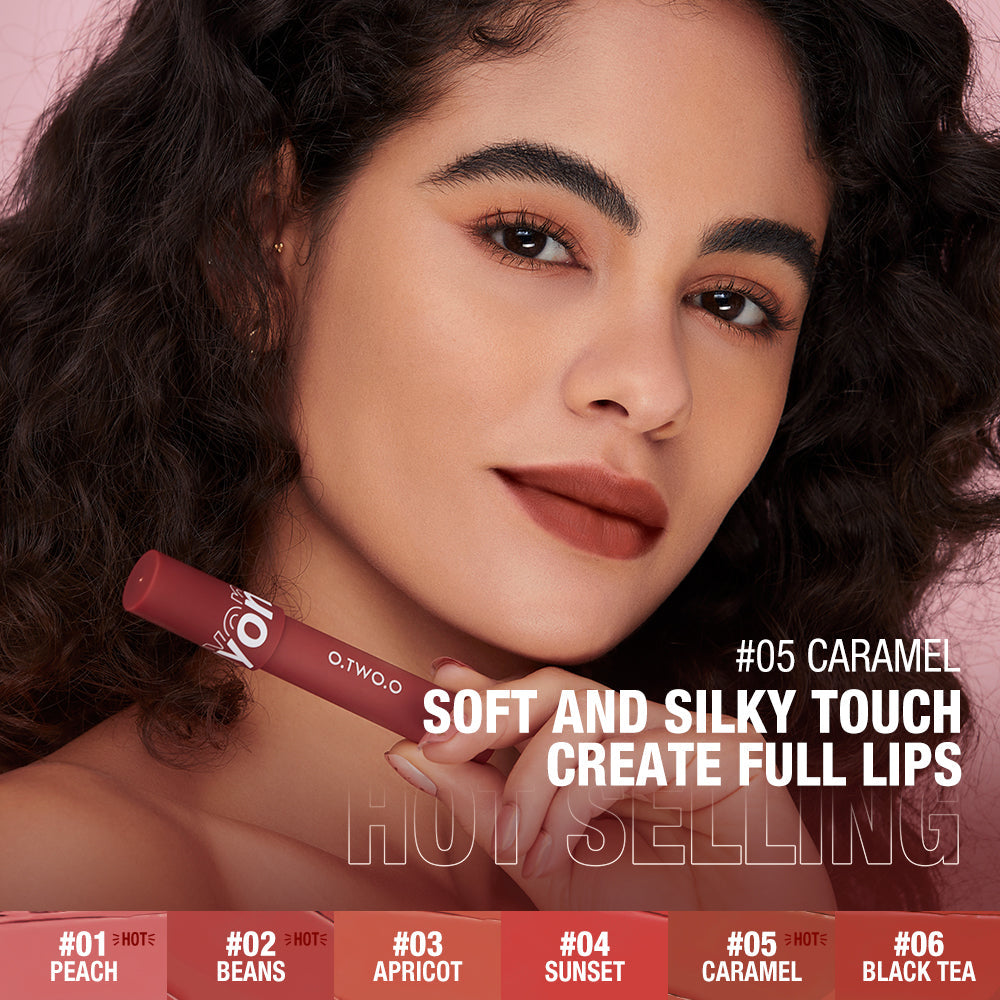 O.TWO.O New Arrival 6 Color Lipstick Pen Matt Finish  Lip Liner Pencil