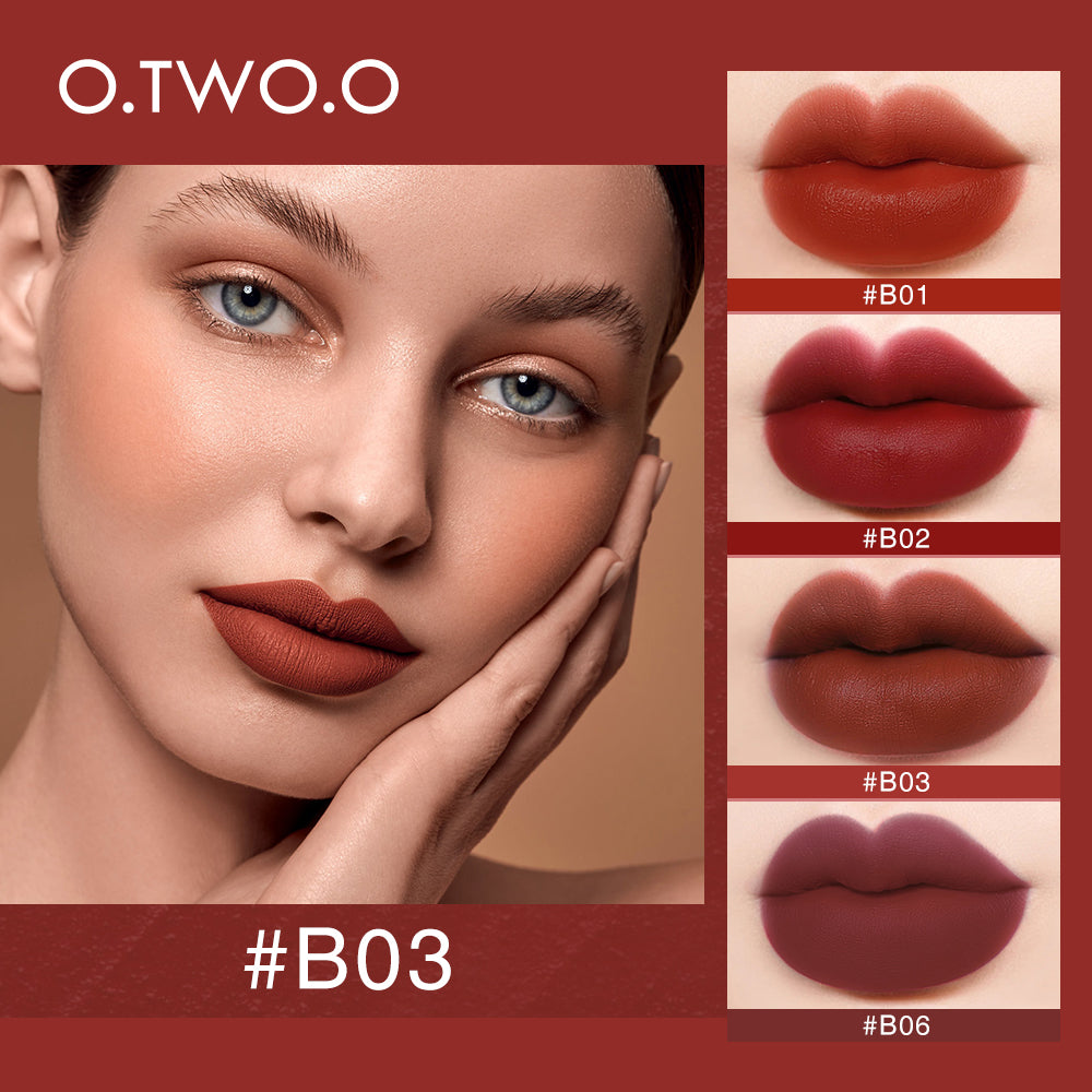 Matte Waterproof Lip Glaze Long Lasting Velvet Texture Smooth Liquid Lipstick