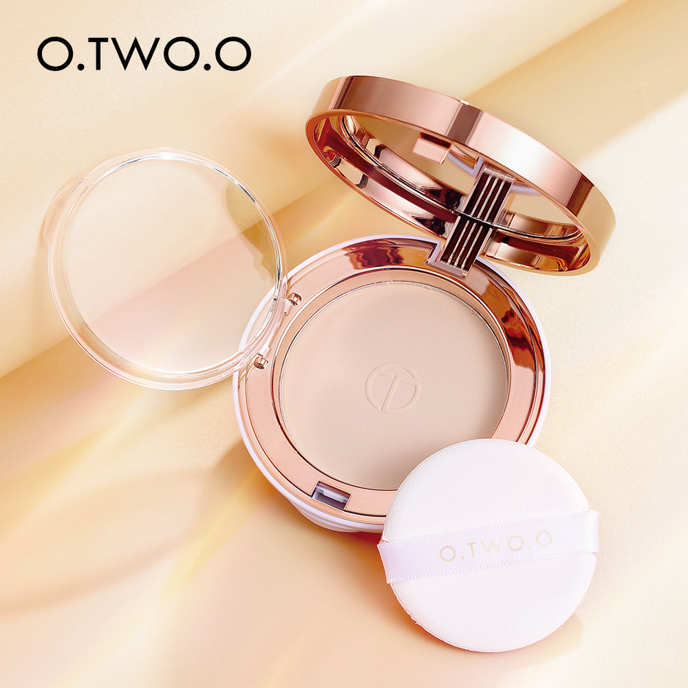 O.TWO.O New Arrival Matte and Silky White Case Pressed Setting Powder