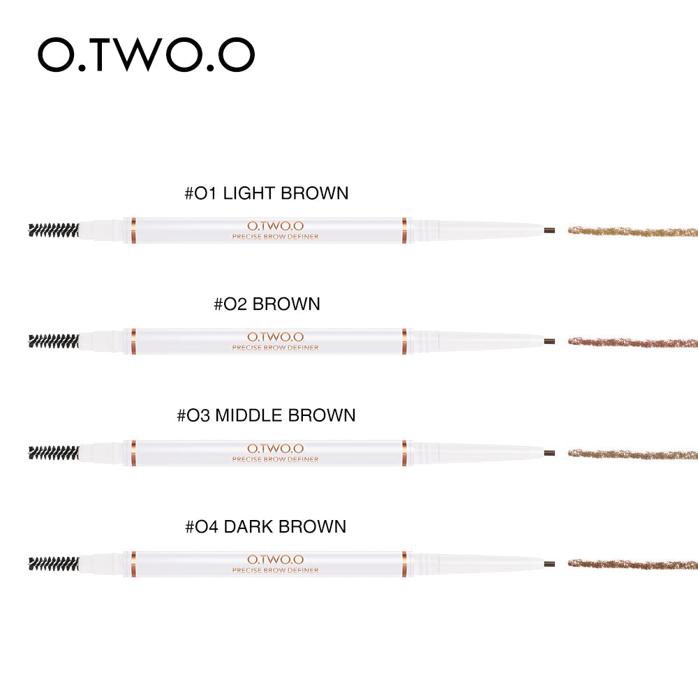 O.TWO.O 4 Popular Colors Microblading Eyebrow Pen Long Wearing Precise Brow Definer Makeup Eyebrow Pencil