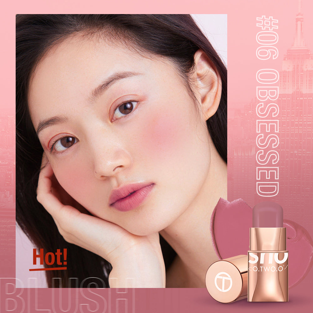 O.TWO.O 8 Colors High Pigment Blush Stick