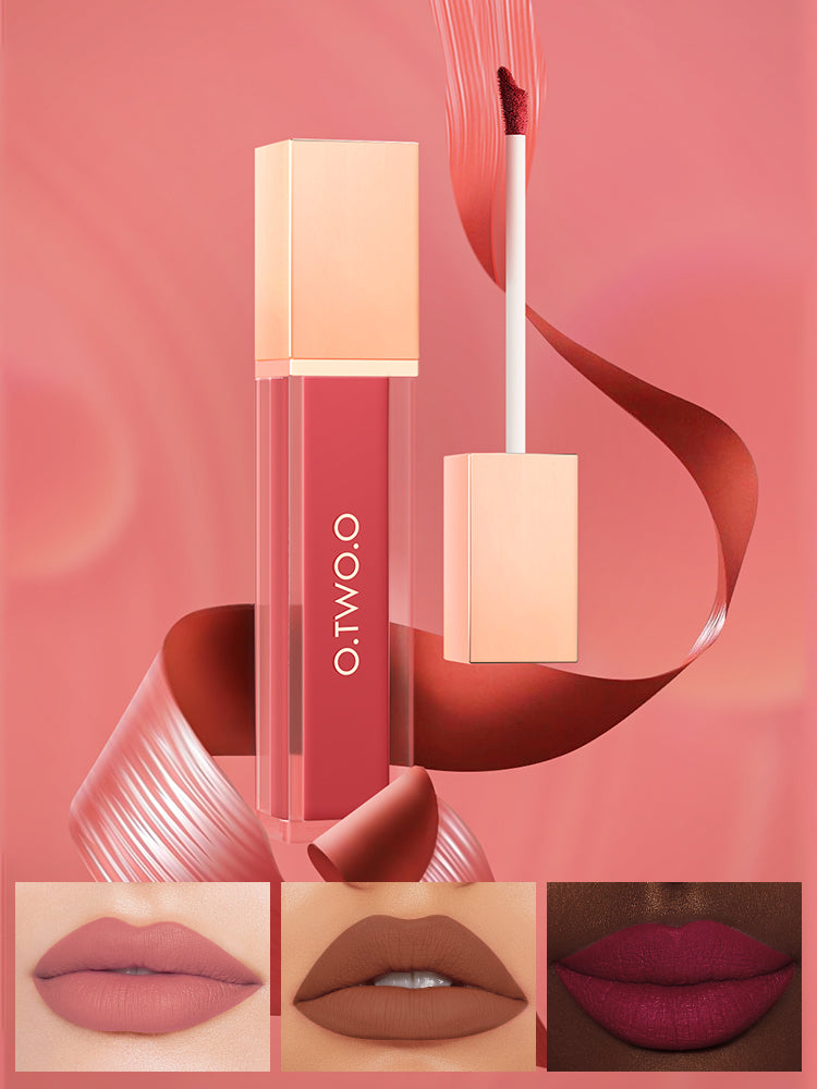 O.TWO.O New Arrival 12 Colors Matte and Strong Waterproof Lip Gloss