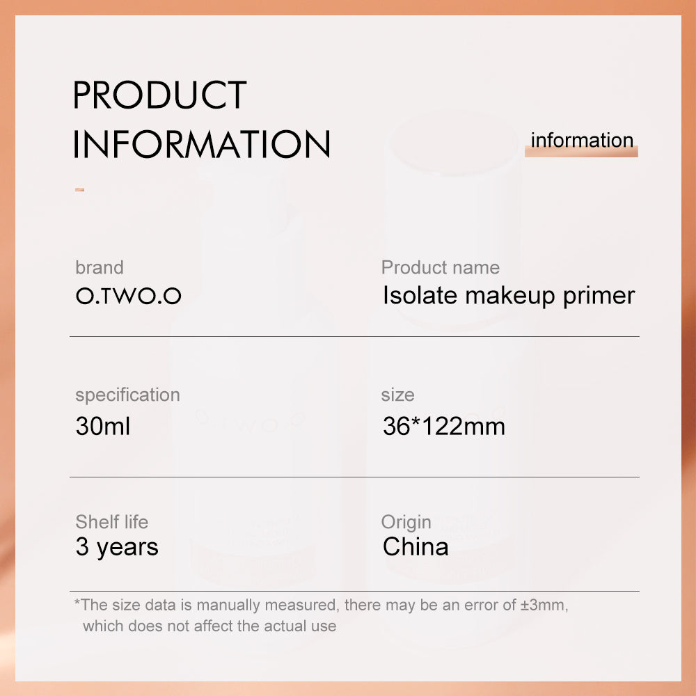 O.TWO.O Skin primer