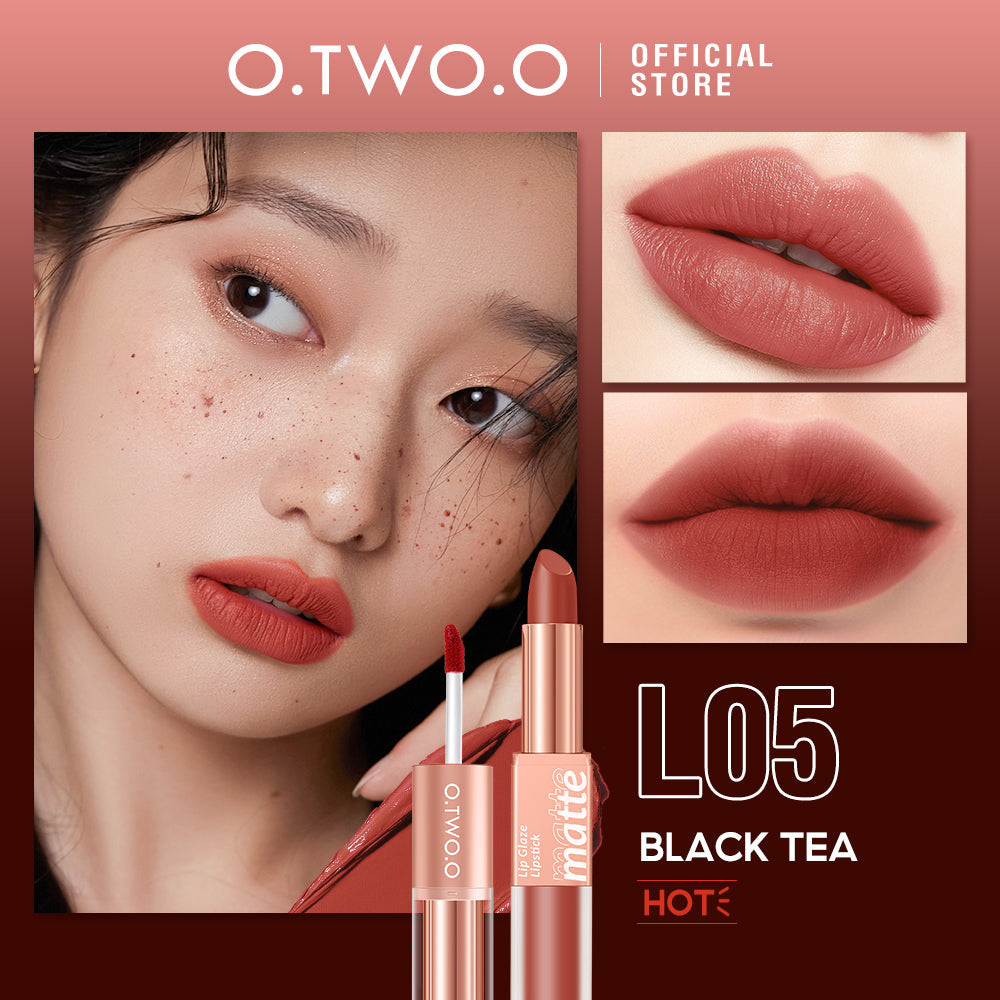 O.TWO.O  2 in 1 Lipstick Double Head Lipstick and Lip Mud