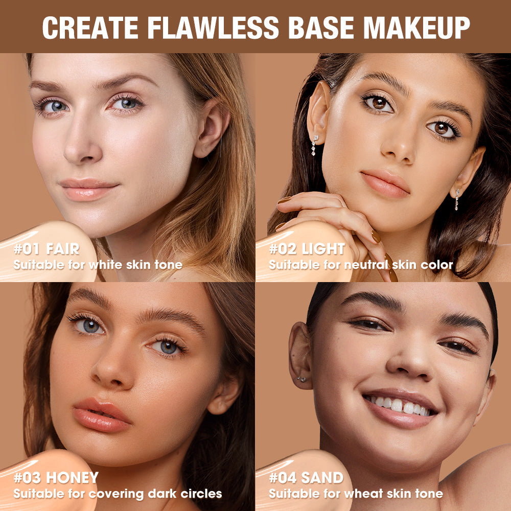 New Upgraded Liquide Concealer High Coverage Long Lasting Face Base