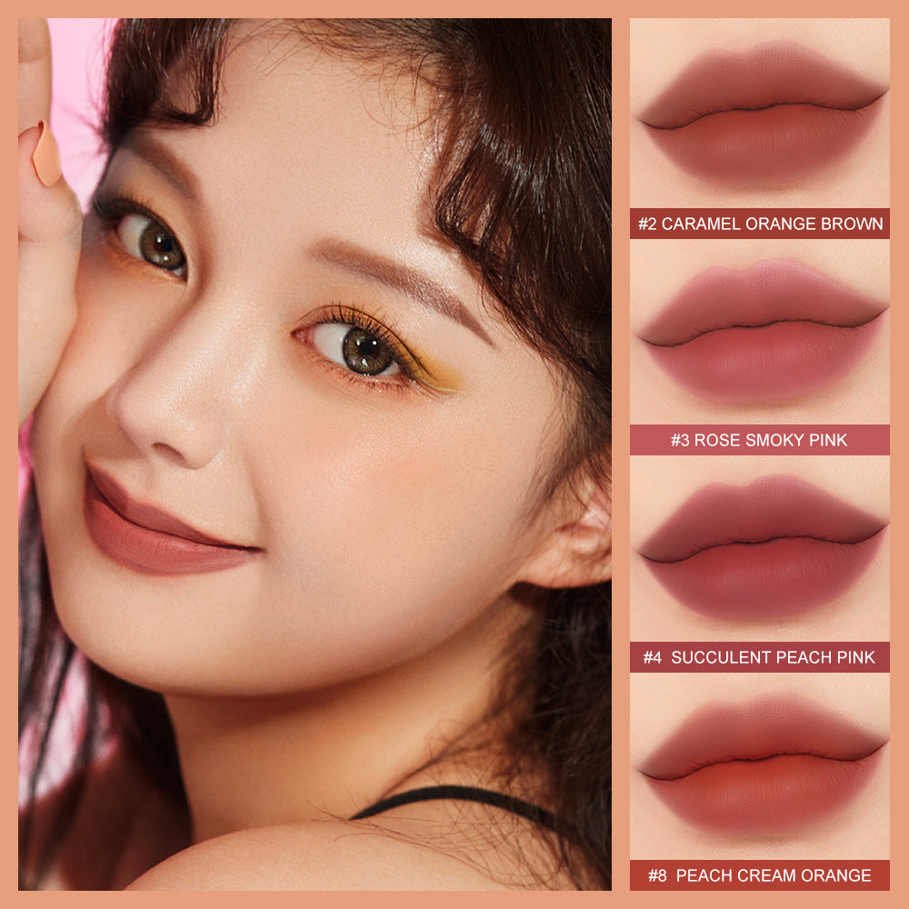 O.TWO.O New Arrival Velvet Matte Finish Rich 12 colors Lip Gloss
