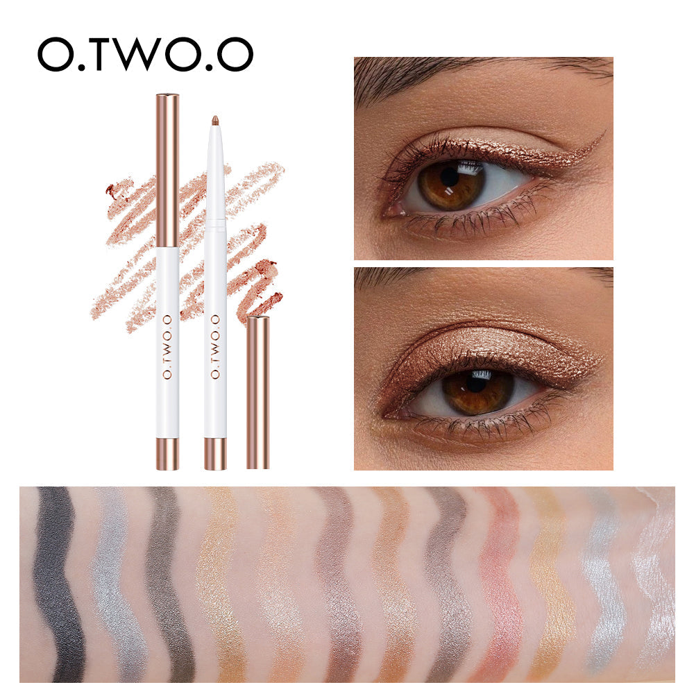O.TWO.O New Arrival 12 Colors Eye Shadow Pencil Multi-Effect Eyeshadow Stick