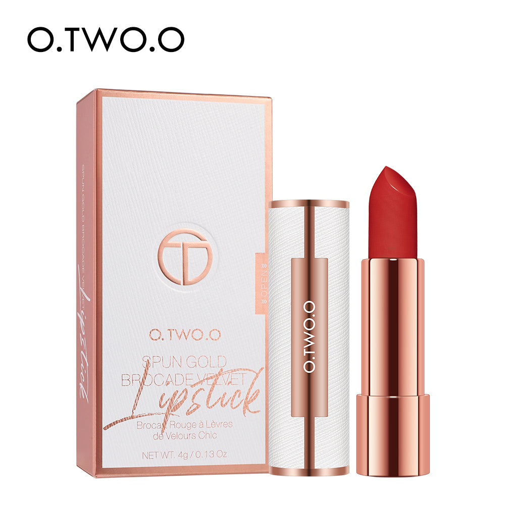 O.TWO.O Rouge Lipstick 12 Colors Semi-matte Moisturize Matte Waterproof Whit tube Lipstick