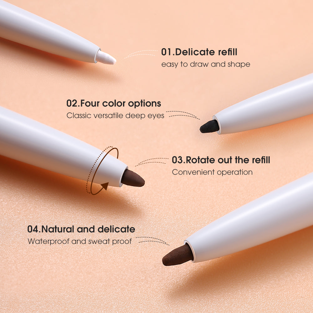 O.TWO.O New Arrival Water & Oil Proof 4 Colors Extreme Gel Eyeliner Pencil