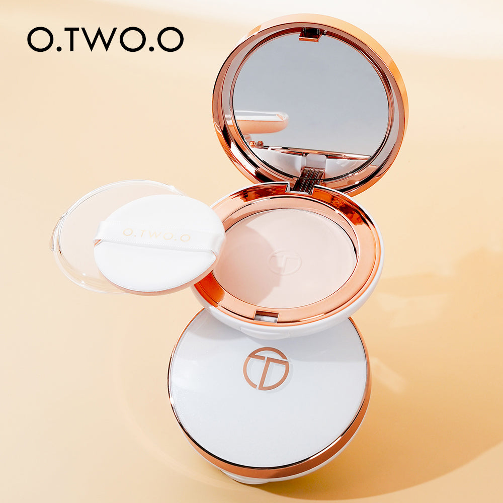 O.TWO.O New Arrival Matte and Silky White Case Pressed Setting Powder