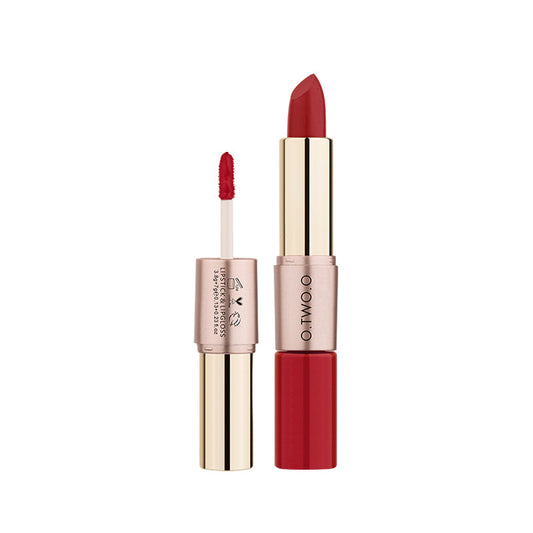 O.TWO.O 2 in 1 Matte Liquid Lipstick High Pigmented