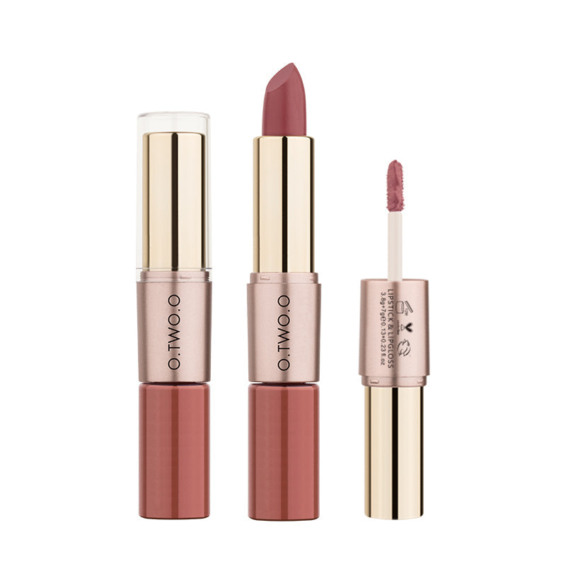 O.TWO.O 2 in 1 Matte Liquid Lipstick High Pigmented
