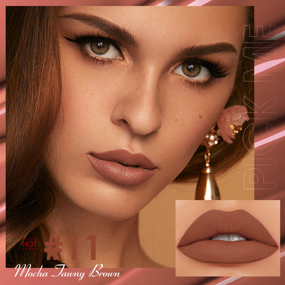 O.TWO.O New Arrival 12 Colors Matte and Strong Waterproof Lip Gloss