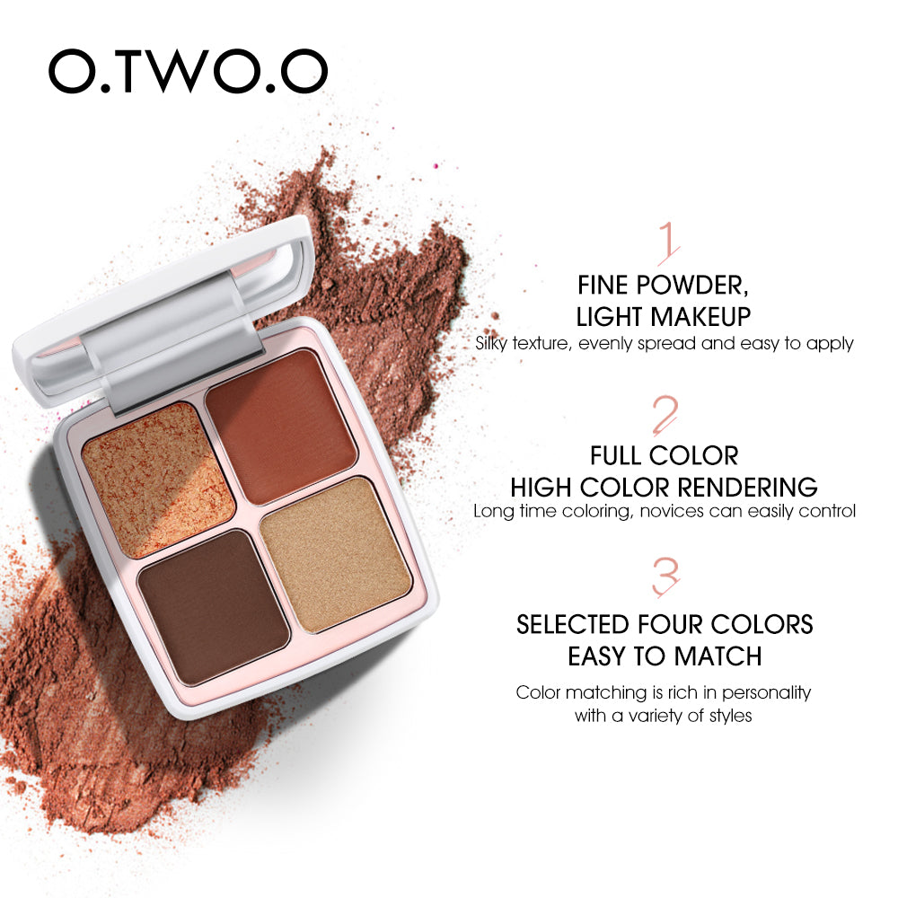 O.TWO.O Morocco series 4 color Eye Shadow Matte & Shimmer color