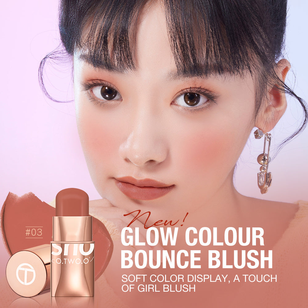 O.TWO.O 8 Colors High Pigment Blush Stick
