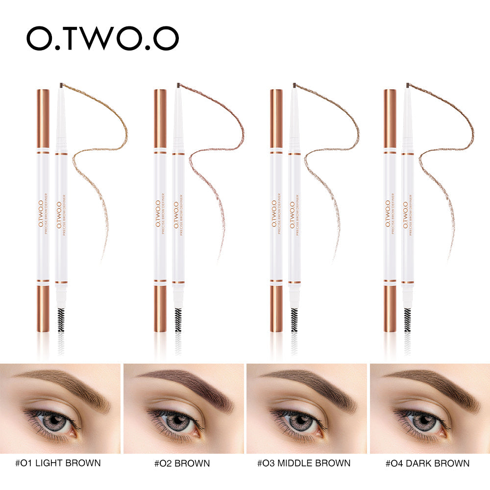 O.TWO.O 4 Popular Colors Microblading Eyebrow Pen Long Wearing Precise Brow Definer Makeup Eyebrow Pencil