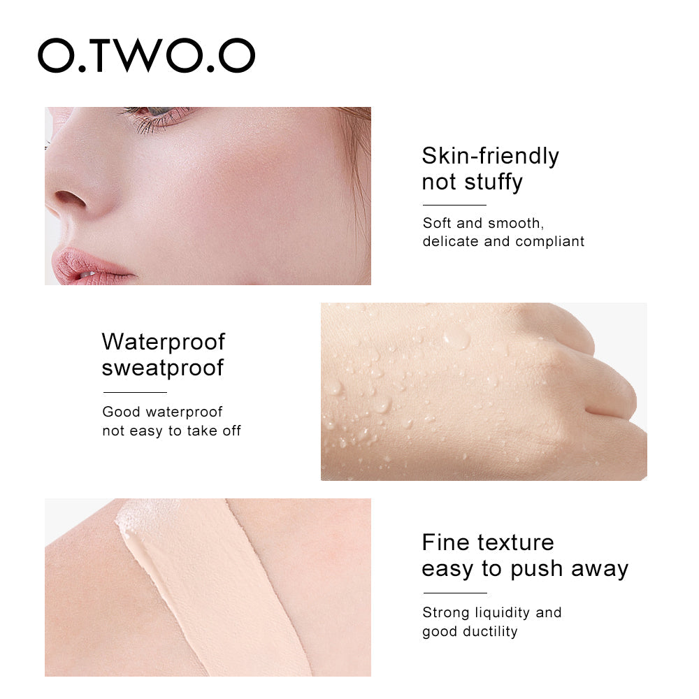 O.TWO.O High Concealer Moisturize Liquid Foundation with 4 colors