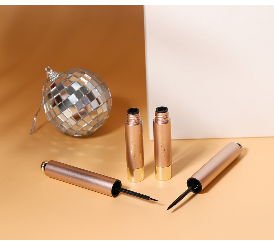 O.TWO.O A&B Head Waterproof Long Lasting Matte Liquid Eyeliner Fast Dry Vegan Black Eye Liner