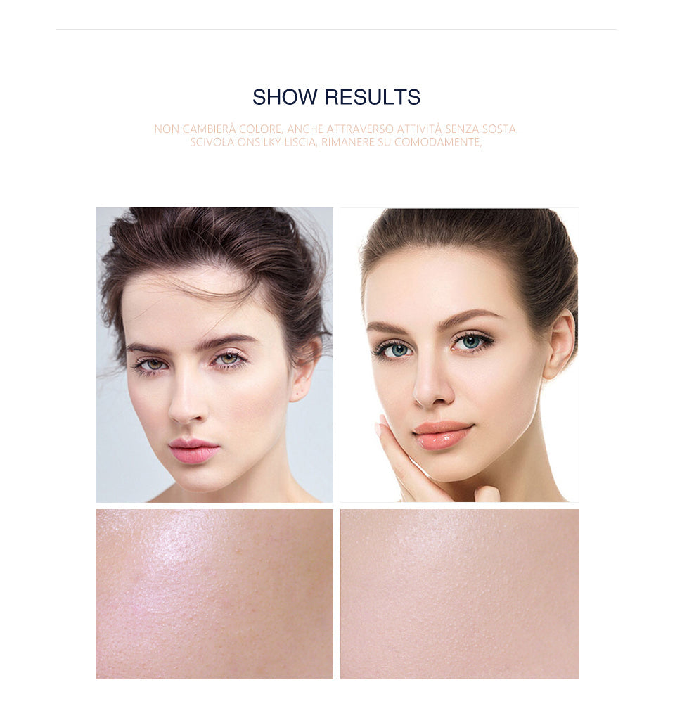 O.TWO.O Face Makeup Natural Look Perfect Light Pressed Powder Matte Long lasting Powder