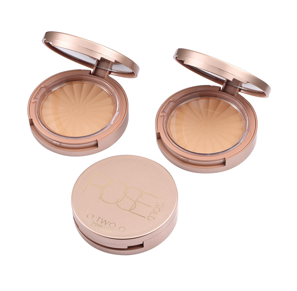 O.TWO.O Face Makeup Natural Look Perfect Light Pressed Powder Matte Long lasting Powder