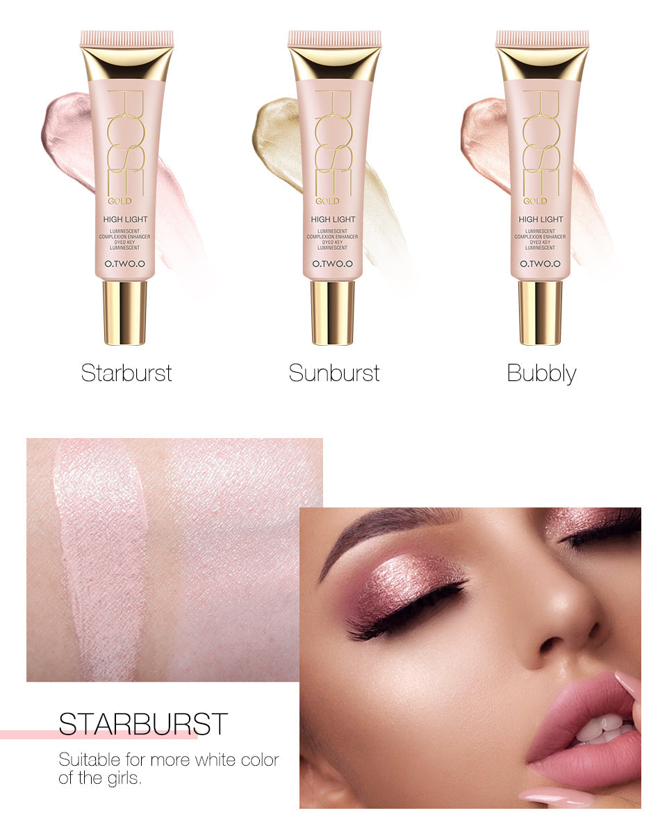 O.TWO.O Highlight Jelly Smooth Soft Glowing Cream Highlighter Makeup Base Brighten