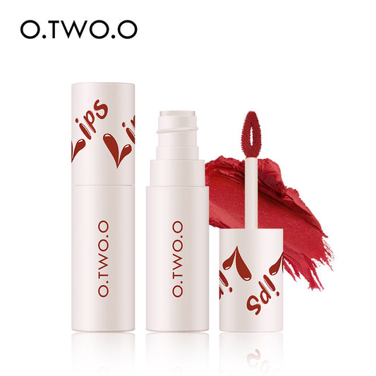 O.TWO.O New Velvet Matte Lip Cheek Mud High Pigment Long Lasting Lipstick Mud