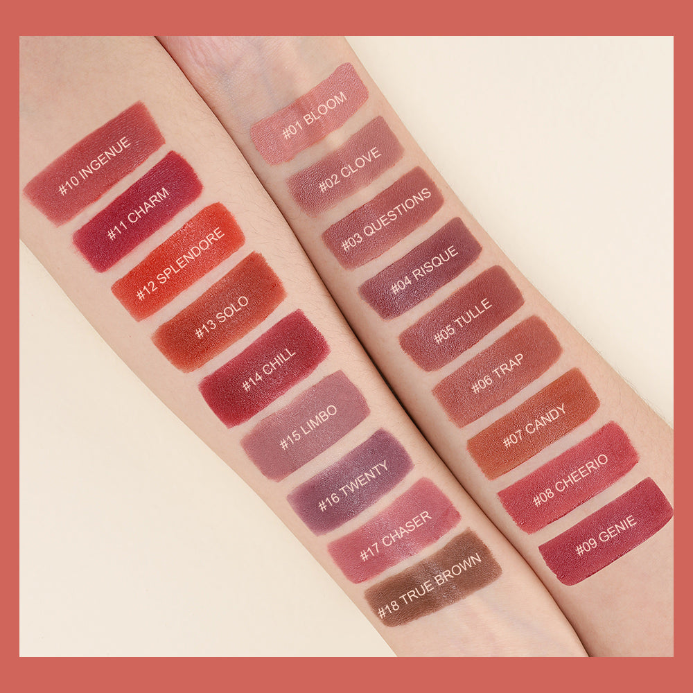 O.TWO.O New Velvet Matte Lip Cheek Mud High Pigment Long Lasting Lipstick Mud