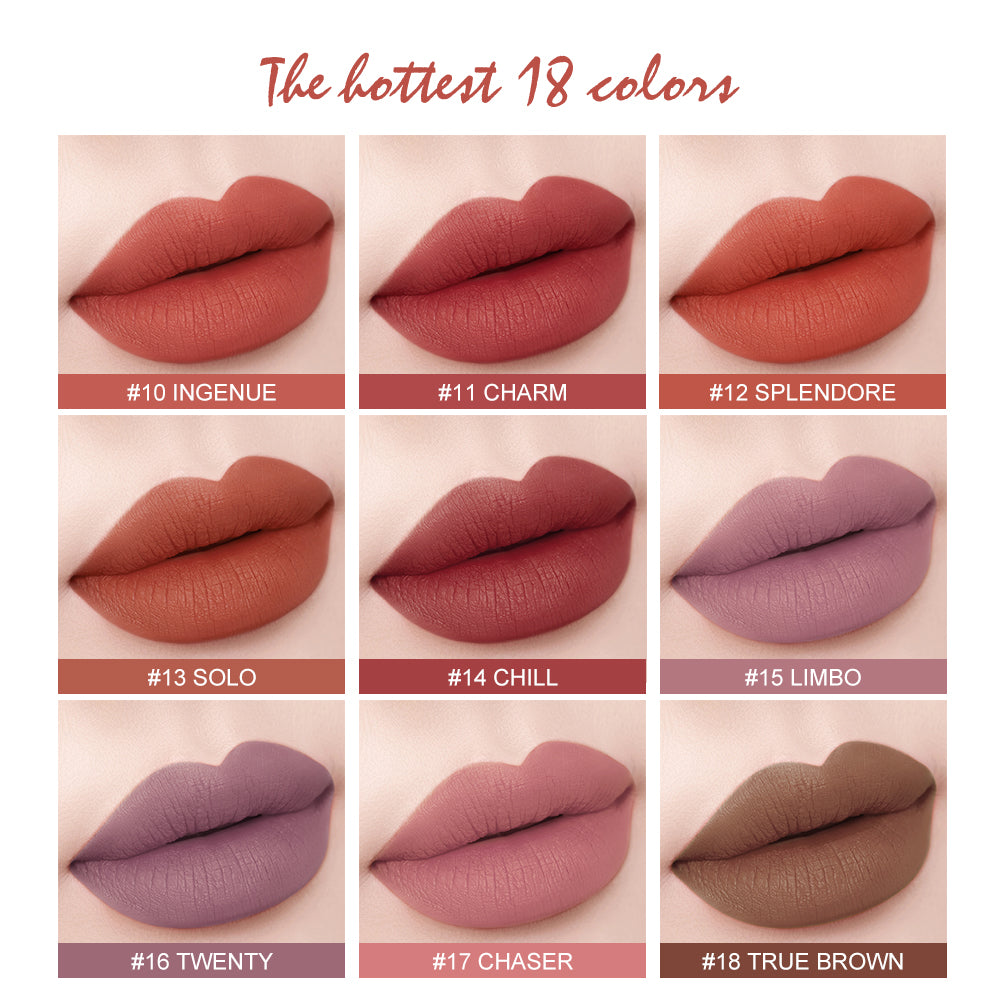 O.TWO.O New Velvet Matte Lip Cheek Mud High Pigment Long Lasting Lipstick Mud