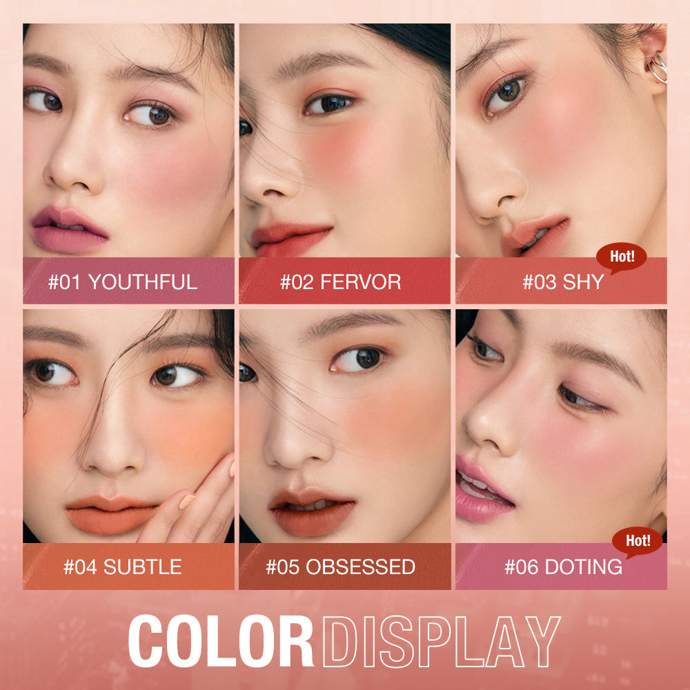 O.TWO.O 8 Colors High Pigment Blush Stick