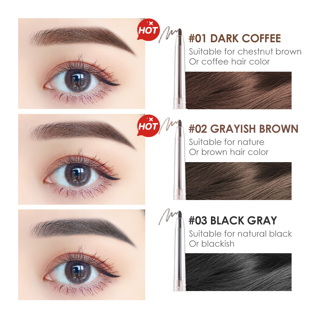 O.TWO.O SHINE Series 3 Colors Charming Slender Painter Eyebrow Pencil