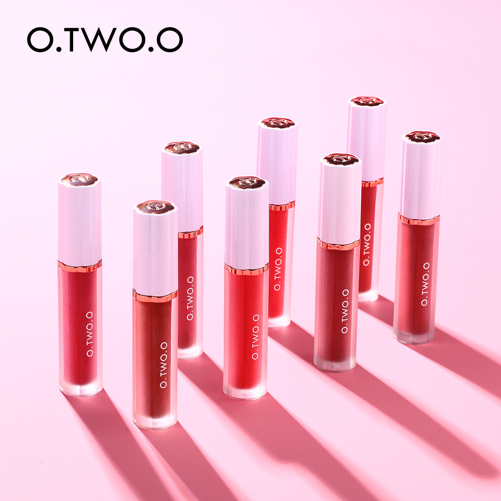 O.TWO.O Matte & Moisturize Air Misty Mousse Lip Gloss with 8 colors